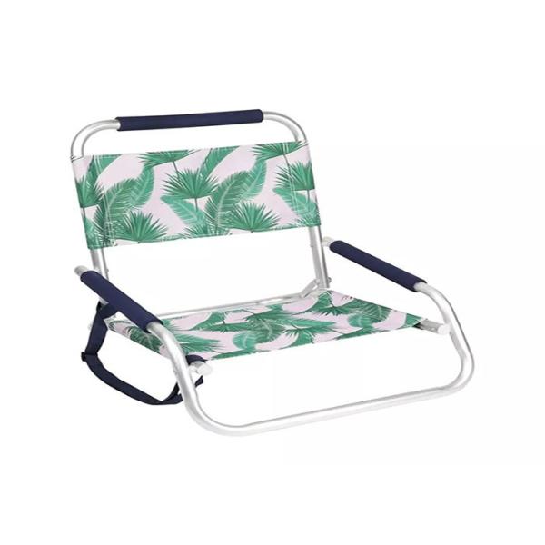 Foldable Metal Frame Camping Beach Seat With Shoulder 600 X  300D