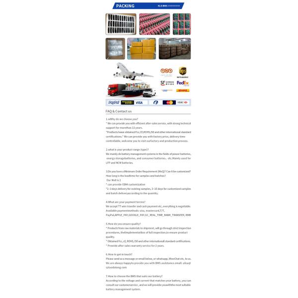 15A 7S Lifepo4 BMS 29.4V Same Port Battery Management System