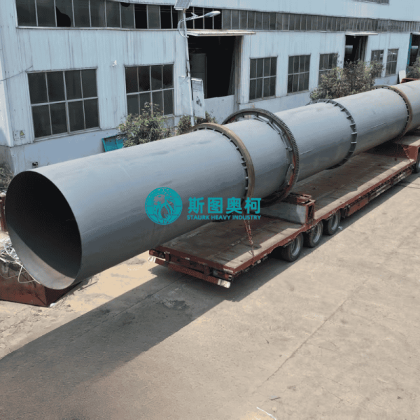 PLC Controlled Rotary Drum Dryer with High-precision Automatic Control for 30TPD-2500TPD Gold Ore Processing