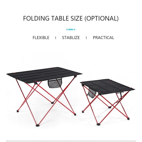 Outdoor Portable Folding Camp Table Oxford Lightweight Folding Table For Camping