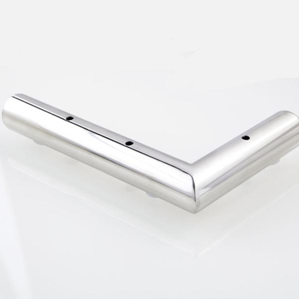 Modern Design Brushed Metal Sofa Legs L Shape Stainless Steel Furniture Leg