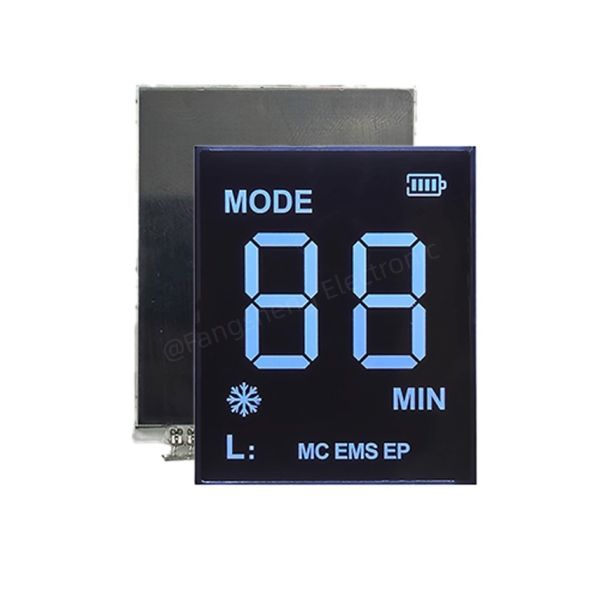 Custom Negative LCD VA LCD Black or Dark Background Low Power Consumption Custom Segment Lcd