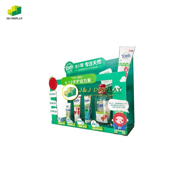 Baby Care Toothbrush Counter Display Units Retail Store Shelf Bin CDU