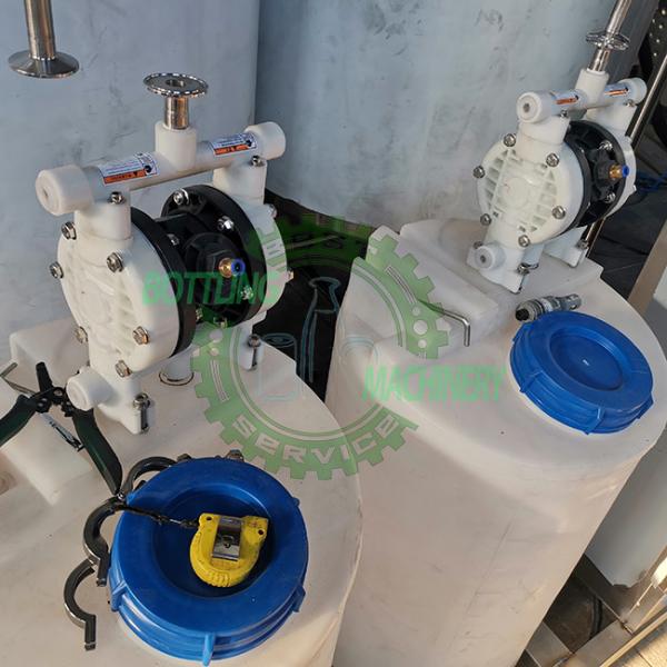 Acid Alkaline Pure Hot Water CIP Tank Machine For Carbonated Drink Filling Line