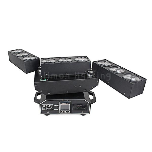 Individual Control 9x10W RGBW 4in1 Cree LED Moving Head Deformation Matrix Beam Light