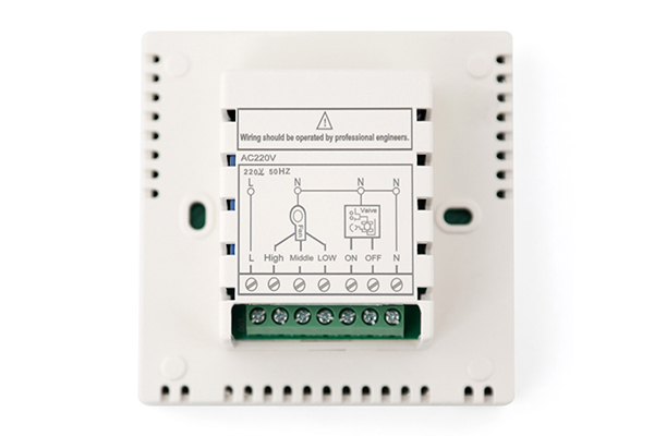 Sala do aquecimento central do termostato da bobina do fã de Digitas da exposição do LCD do agregado familiar