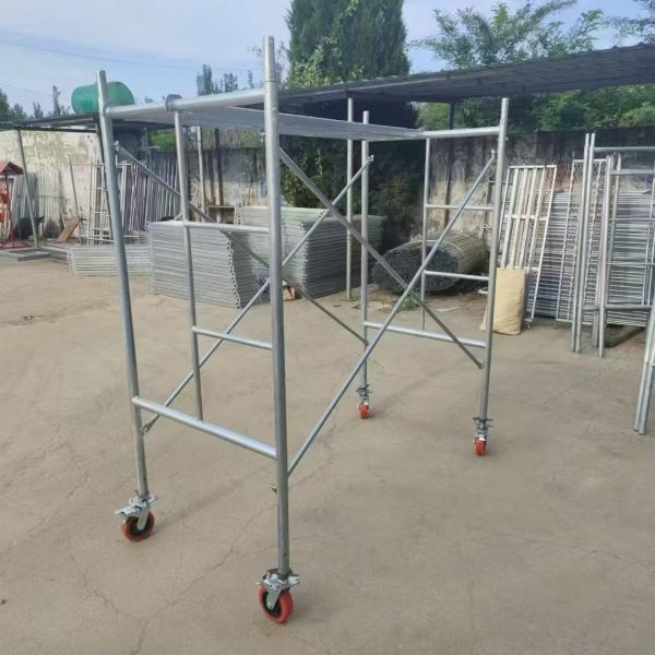 Customized Scaffolding Frame Type Handy Galvanised Steel Scaffold For Industrial Plant Maintenance