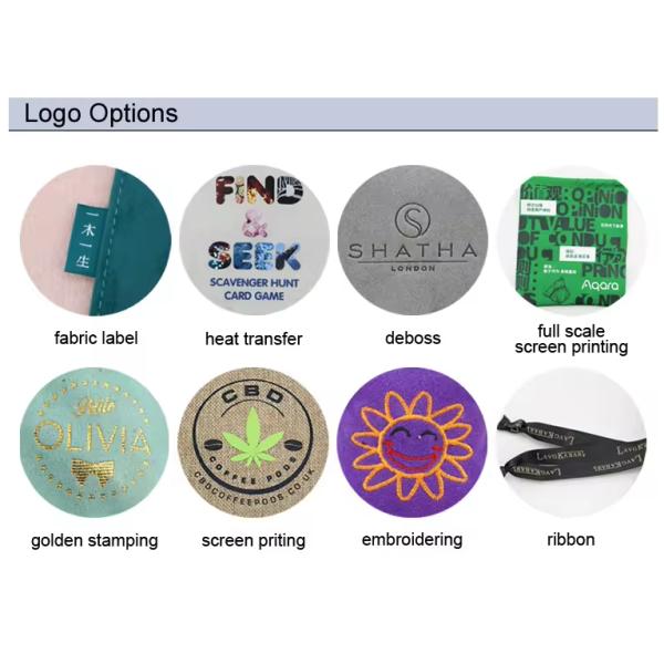 custom embossed suede microfiber jewelry pouch with insert card pads custom logo