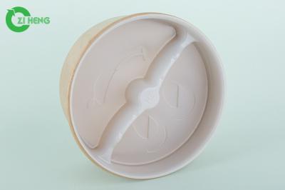 O plástico dividido descartável rígido chapeia 2 porções Microwavable nenhuns produtos químicos ásperos