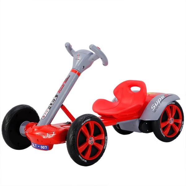 Remote Rechargeable Kids Ride On Car Four-wheel Drift Go-kart with Independent Brakes