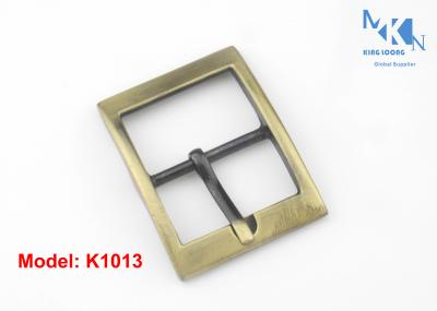Zinc Alloy Center Roller Bar Belt Pin Buckle Brass Color For Belt Strap