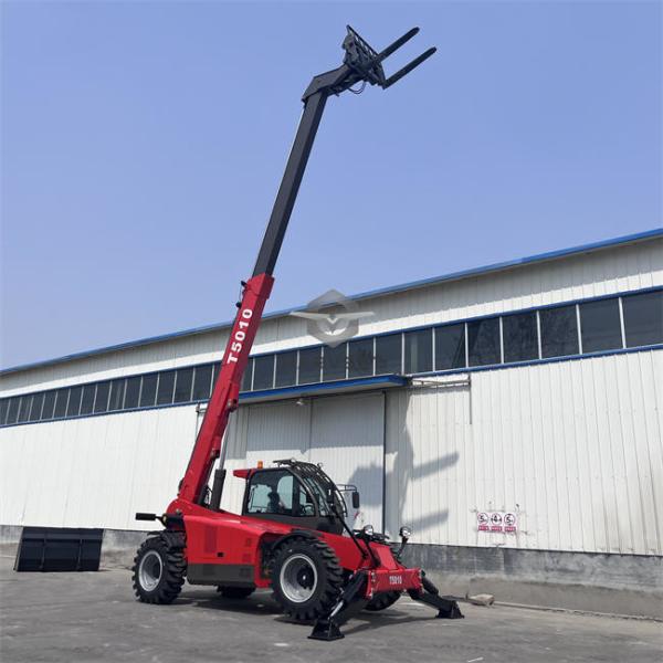 4x4 5 Ton Telehandler of 10m china Lifting with Tier 2 High-tech engineering machinery at competitive prices—make it your top choice!