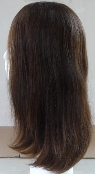 Perruques de cheveux humains 100% pour femmes, perruques pour dames, bonnet en dentelle complète avec nœuds décolorés