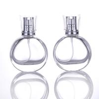 25ml Flint Glass Refillable Perfume Bottles vazio com atomizador do pulverizador