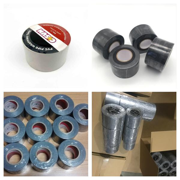 Premier Black Duct Tape Strong Adhesive PVC Pipe Wrapping Tape