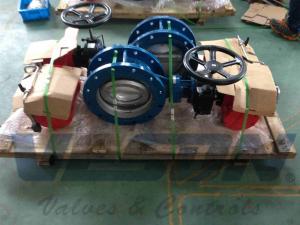 Valve d'arrêt de secours de papillon de quart de tour pour l'eau et les valves