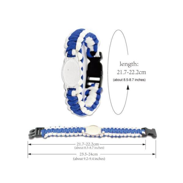 Fashion Bracelet Custom Fashion Handmade 550 Paracord Survival Bracelet