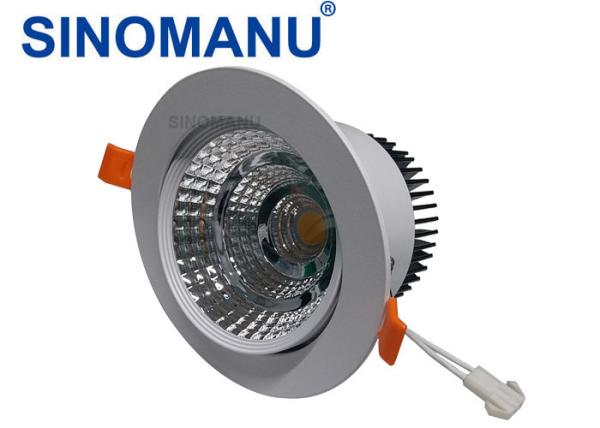 SMD 2835 LED Recessed Downlights For Shopping Mall Positive Enclosed Fixture
