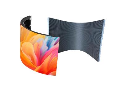 Creative LED Display P1.86mm Flexible Modules for Building Facades with 3840Hz Refresh Rate