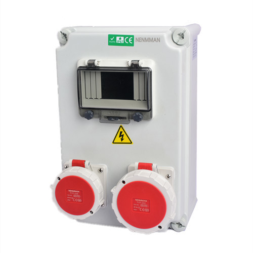 PC IP67 16A 230V Maintenance Power Distribution Box IEC Standard