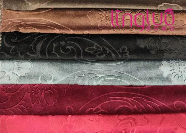 Luxury Home Italian Velvet Upholstery Fabric Heat Insulation And Sound Absorption