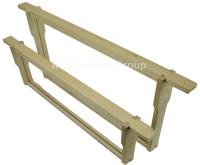 cadre britannique non-enduit naturel de ruche en bois de pin 270g