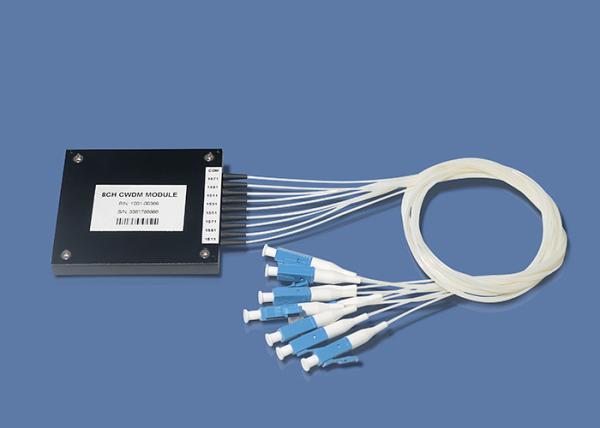 Módulo em forma de caixa durável da série CWDM Mux Demux do WDM do ABS do Multiplexer da divisão do comprimento de onda/LGX