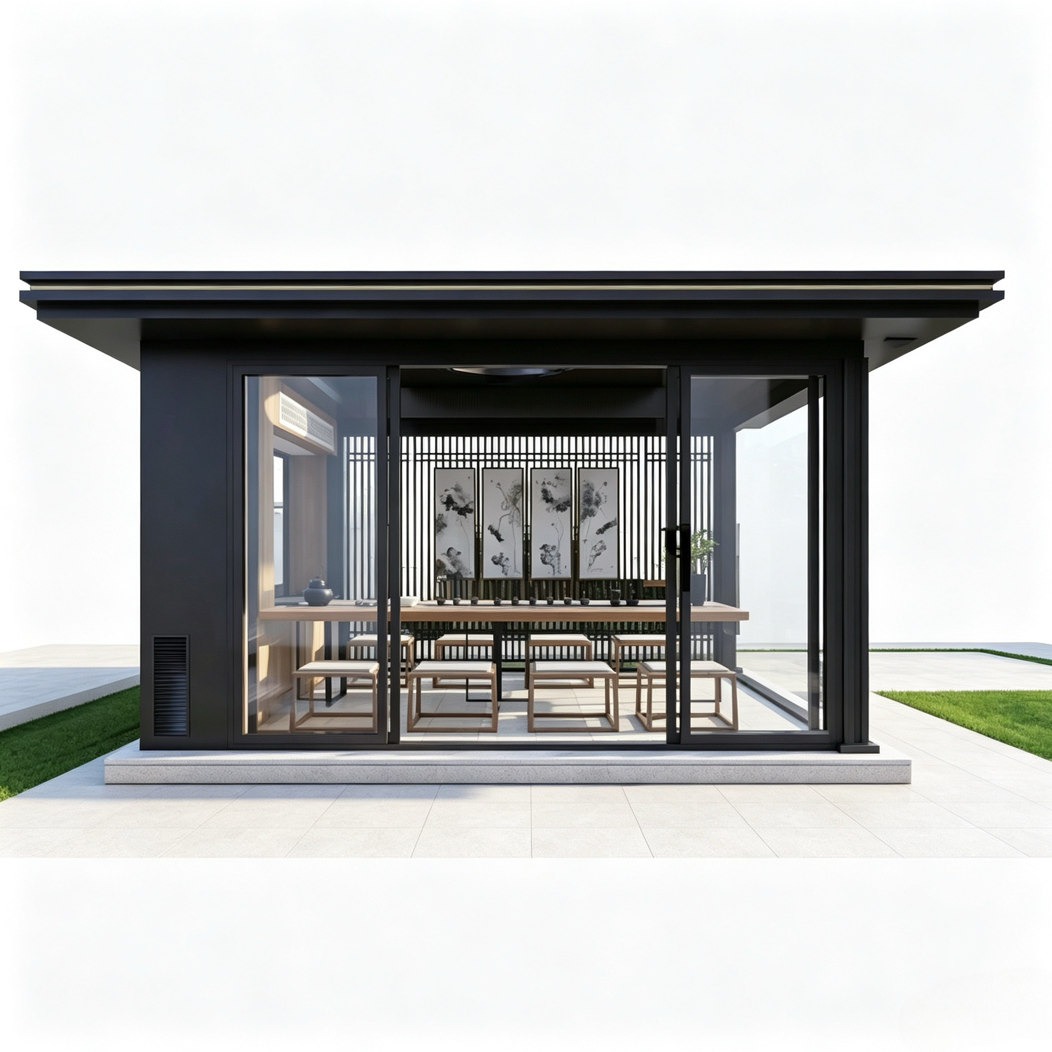 Custom Size Garden Sunroom with 304 Stainless Steel Hardware and T6-T5 Aviation-grade Aluminum Alloy