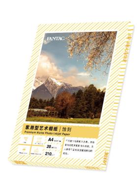 Soft Premium A4 Fine Art Inkjet Paper 230gsm Matte Coated For Destop Printers