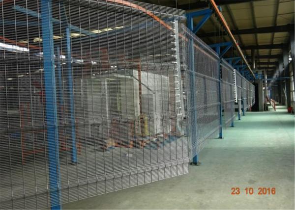 3m High Galvanized Anti-Climp 358 Fence