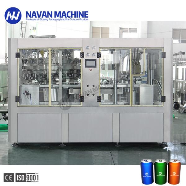 Automatic Soda Water Beer Aluminum Tin Can Filling And Sealing Machine