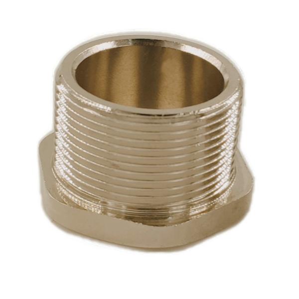 Chromed 3/4 inch Male Thread Hexagon Brass Plugs