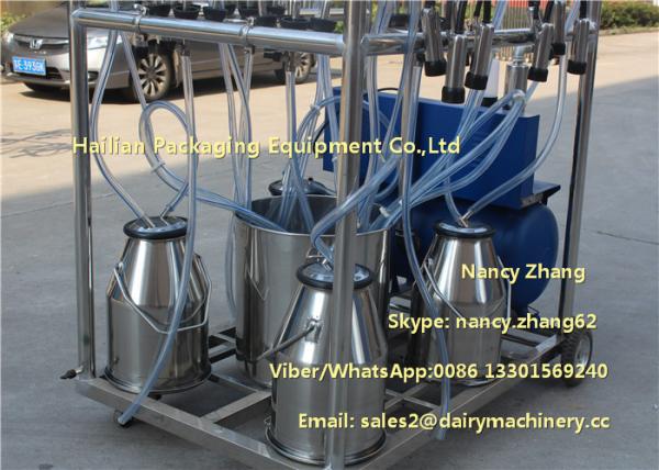 HL-G01 Cow Herringbone Milking Parlor System with 28L Glass Milk Recorder