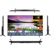 65 Inch QLED FHD Google Frameless Television 3840x2160 4K Google Android Smart TV