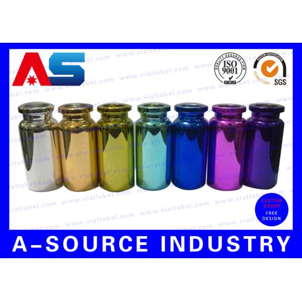 Цветастые малые стеклянные выбитые бутылки, стеклянные бутылки пробирок капельницы 10ml