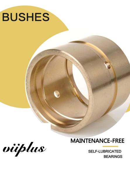 High Tolerance CNC Centrifugal Casting C86300 Bronze Plain Bushing With Oil Groove Bearing Bush
