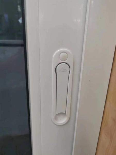 Custommized Commercial Sliding Glass Entry Doors Double Glass Exterior PVC Door