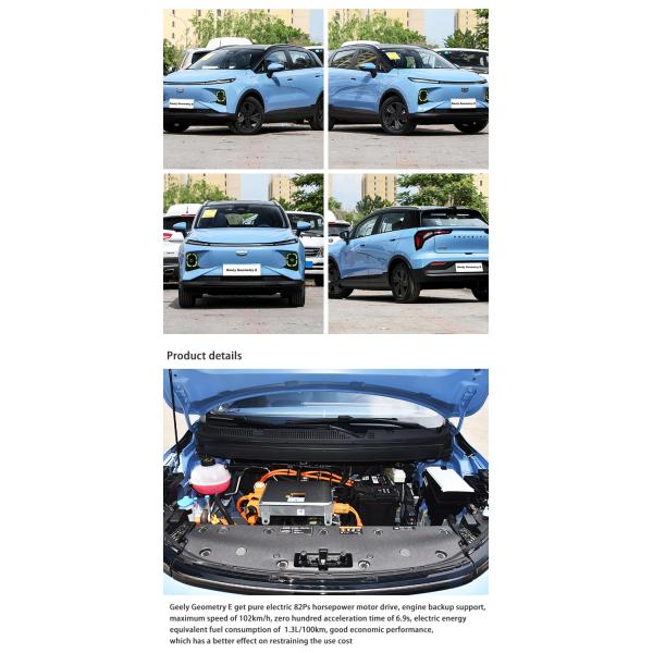 New Energy Fast Charging Electric Car High Speed Geely Used Car