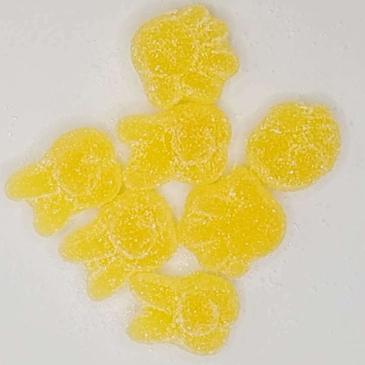 Mixed Color Fun Shaped Fruit Infused Gummy Sweets with Sugar Coating