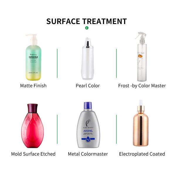 Экологически чистые косметические пластиковые бутылки упаковка 200 мл с крышкой