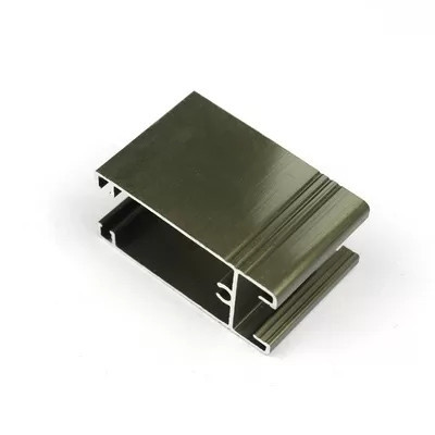 T forment des profils anodisés d'extrusion de fenêtre en aluminium pour la porte de tissu pour rideaux