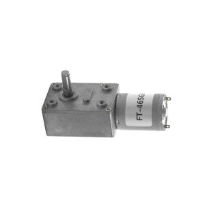 FT-46SGM370 12V24V Slow Speed  High Torque Low Noise 2-500rpm  DC Worm Gear Motor