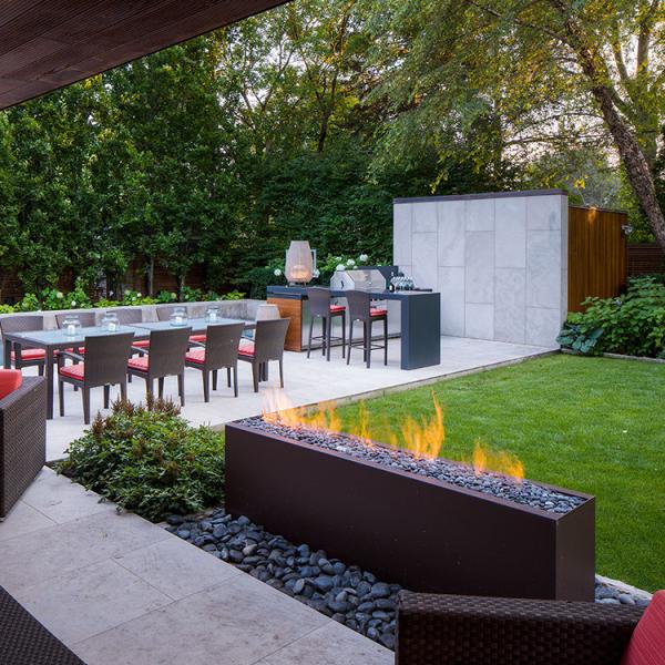 Steel Fire Pit Outdoor Home Garden Decoration Rusty Corten Steel Fire Pit
