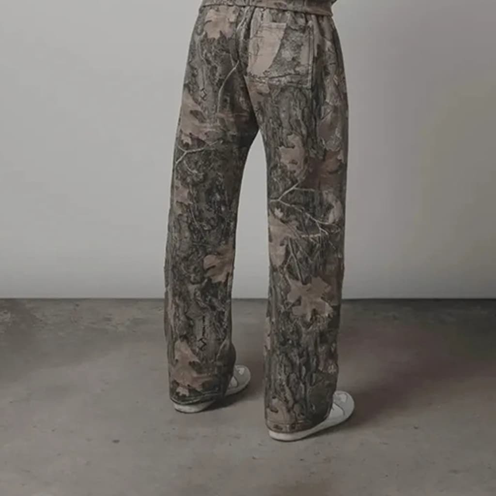 Custom Oversized Baggy Camo Sweatpants for Streetwear Brands