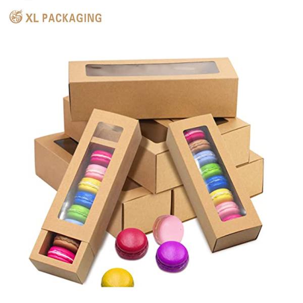 Boîte cadeau de luxe pour le stockage des macarons Type de transport maritime Transport maritime Impression Traitement du revêtement UV