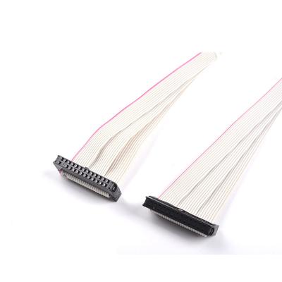 1.27mm Computer Ribbon Cable 300V 2.54 IDC 2 Pin-64 Pin Annealed Stranded