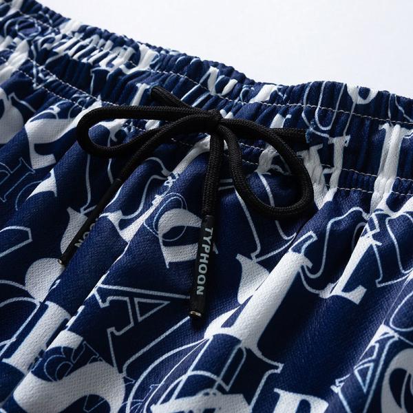 100% Polyester Letter Beach Surf Shorts M-5XL Quick Dry Swim Trunks