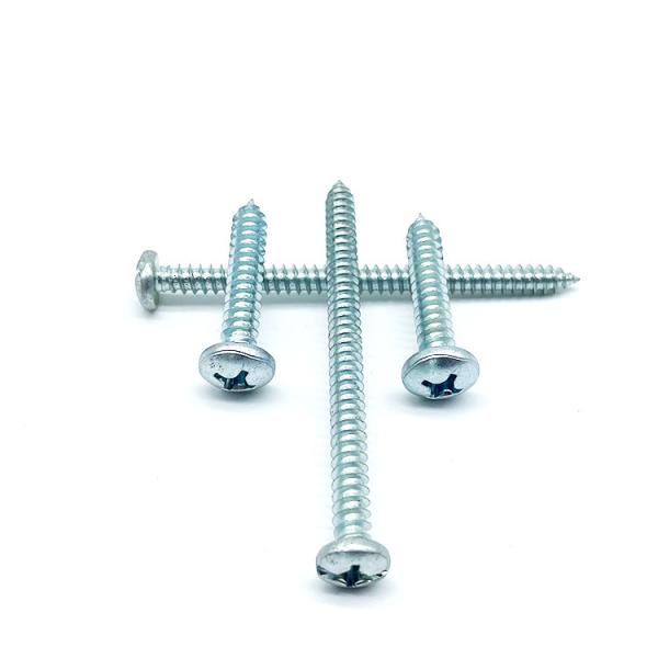 Ruído de aço inoxidável 7981 parafusos de batida de Phillips Drive Pan Head Self para o metal