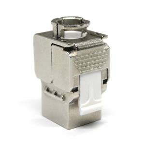 Soquete trapezoide protegido RJ45 Toolless do ftp Jack Cat 6 Cat6a 8P8C