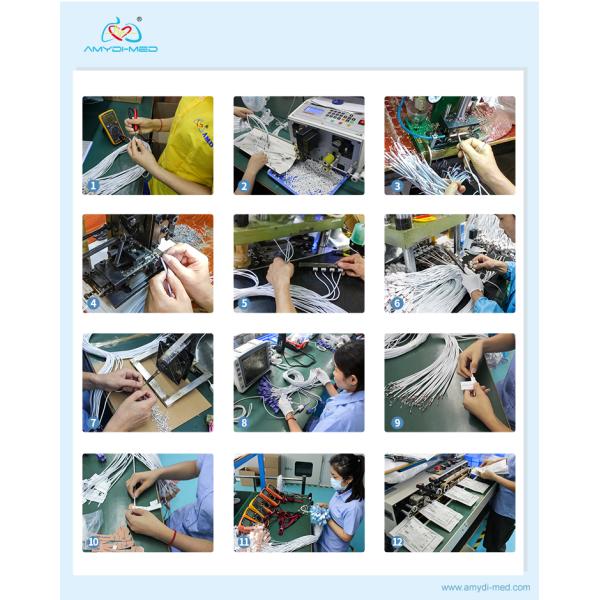 0.9M Cables Nellcor Disposable Spo2 Sensor Amydi Med Non Woven Disposable Oximeter Sensor